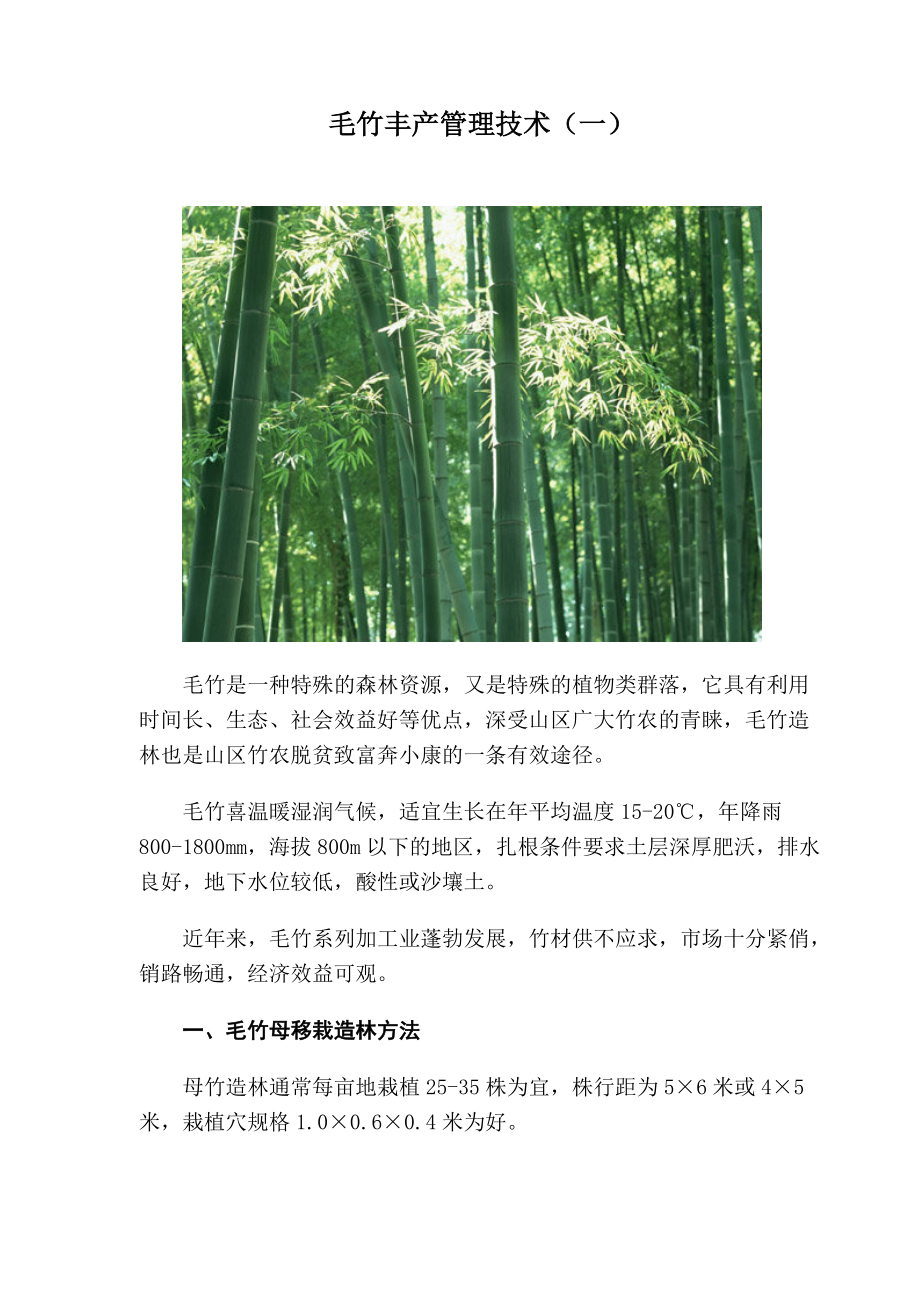 毛竹丰产管理技术培训教材(讲议).docx_第3页