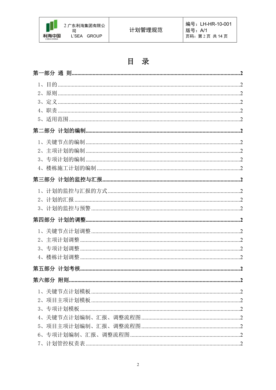 某某集团人力计划管理规范.doc_第2页