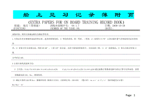 大副版-船上培训记录簿附页-大副.docx