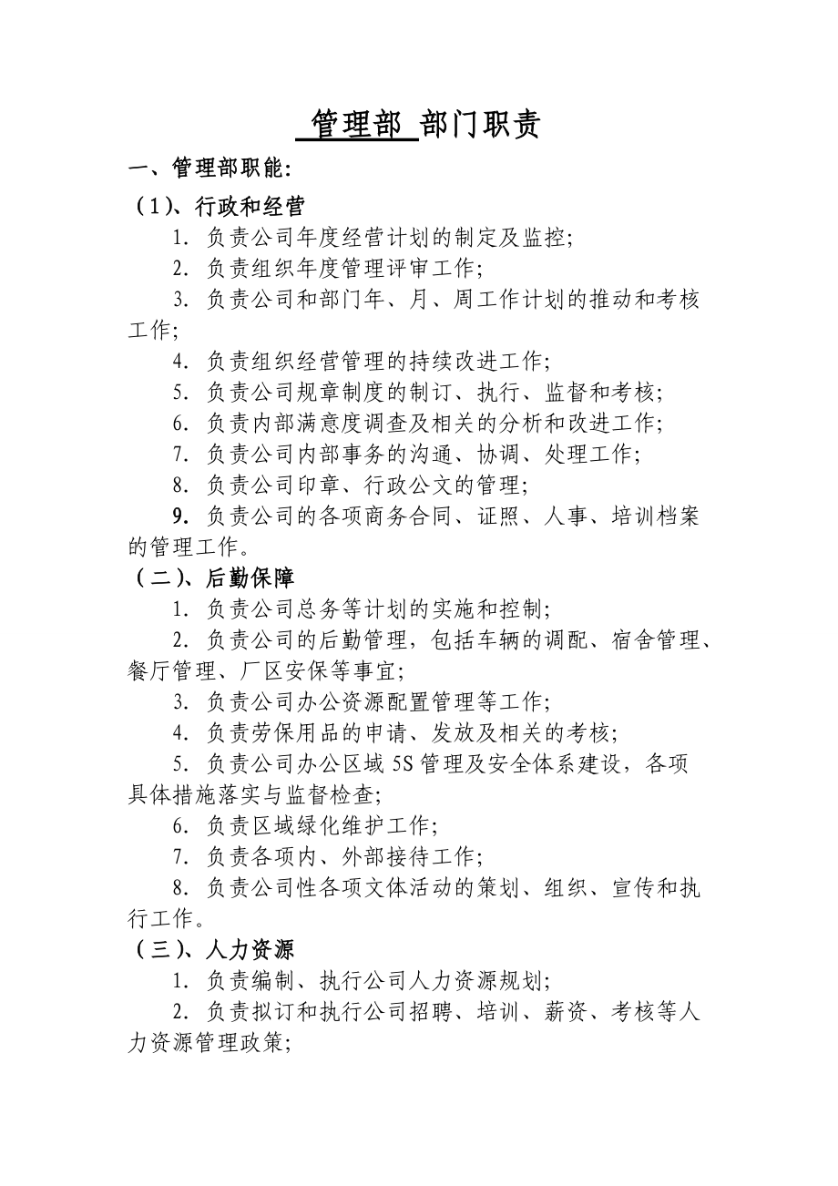 管理部职能职责文件(标准版).docx_第1页