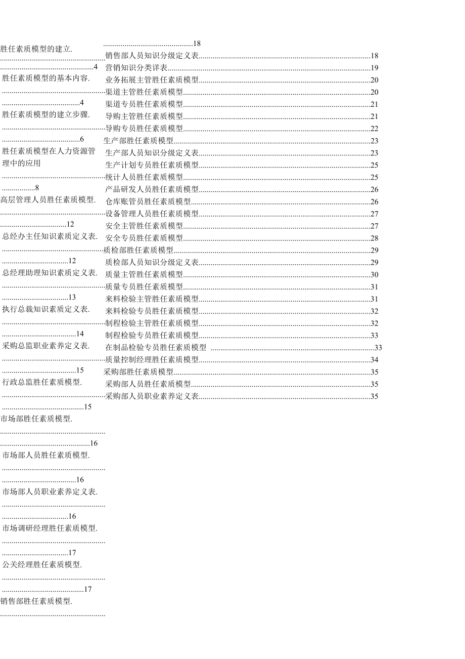 人力资源管理操作实务系列之员工胜任素质模型全案.docx_第3页