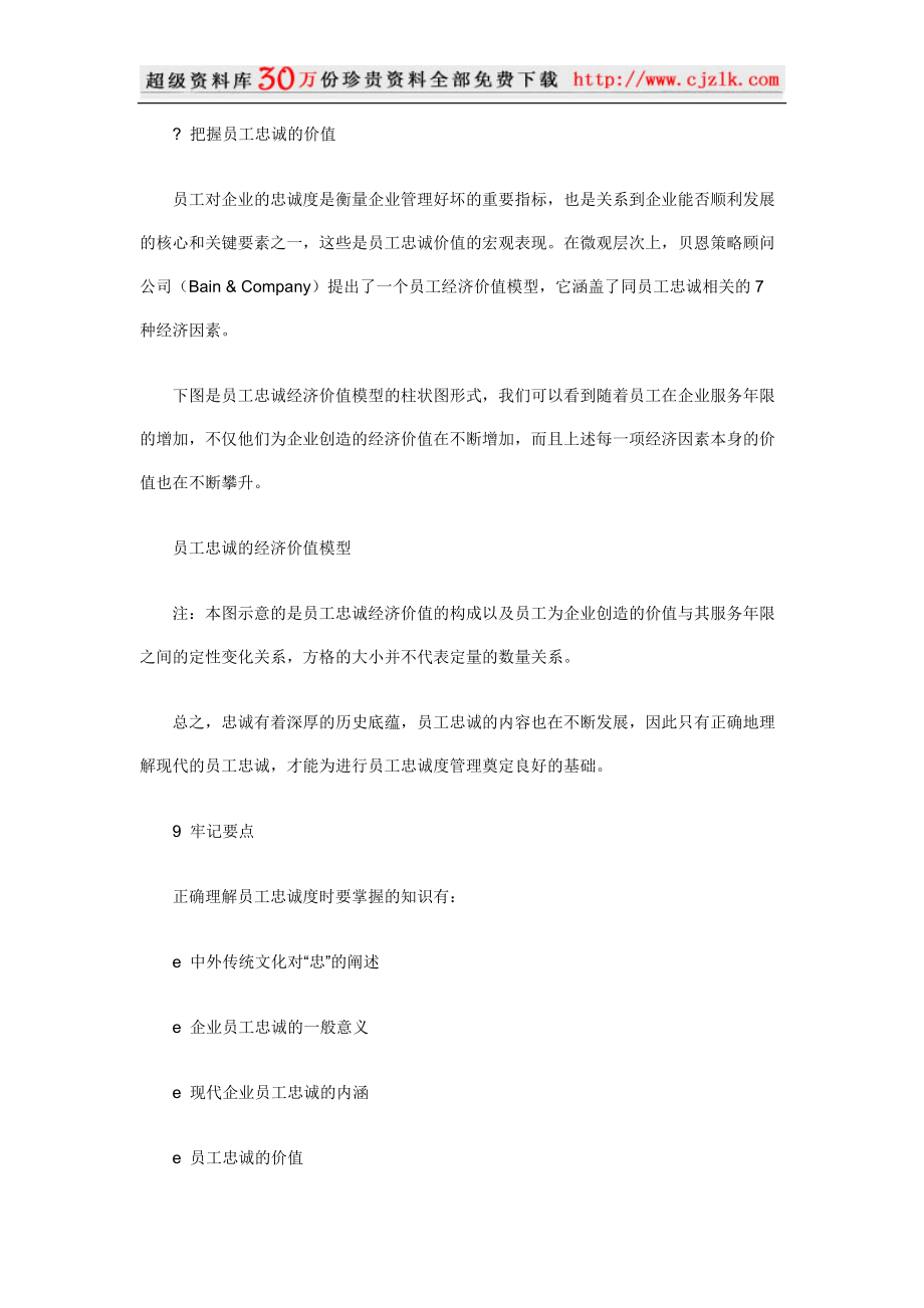 【经典管理资料】职业经理人：如何提升员工忠诚度1.docx_第3页