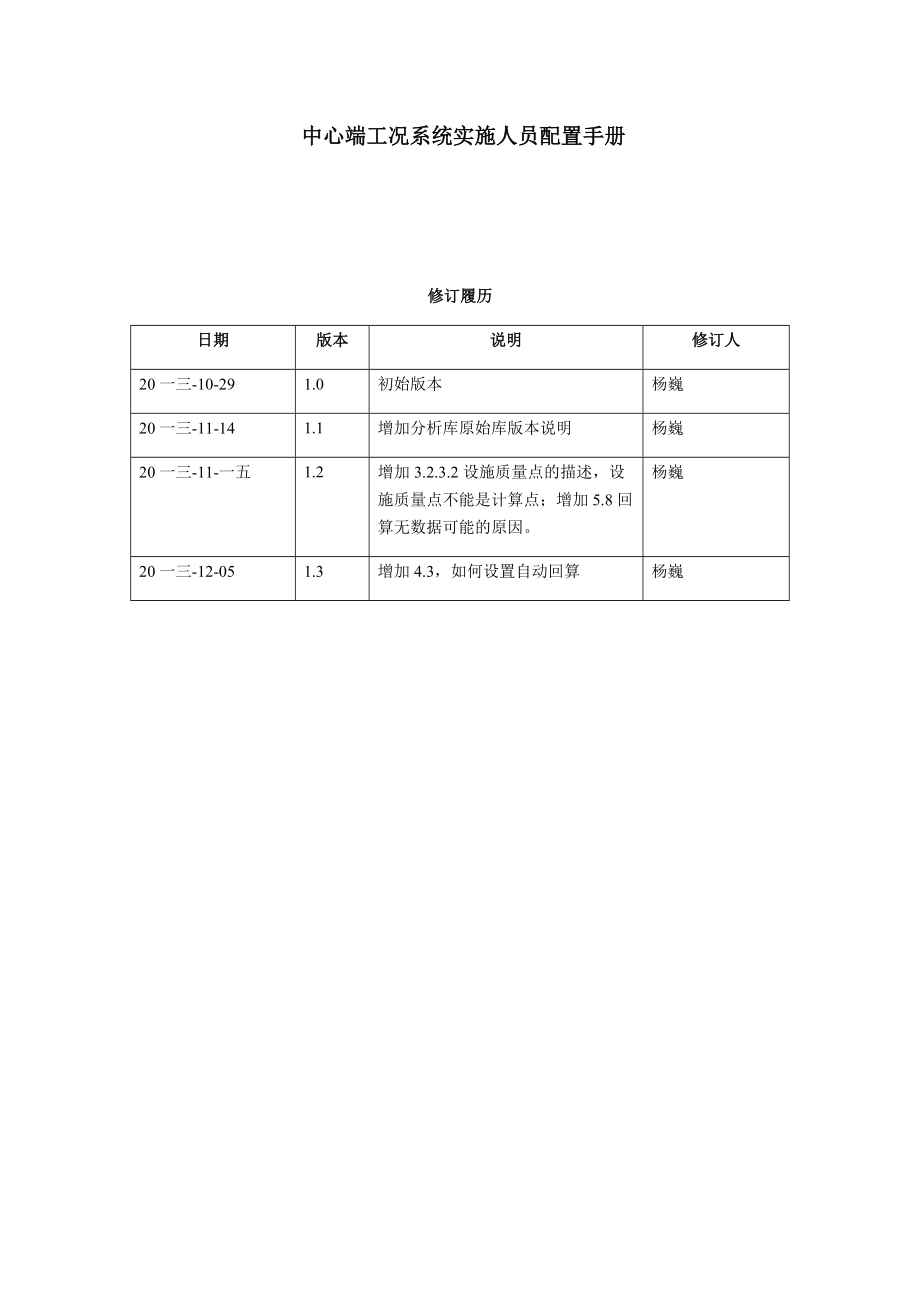 中心端工况系统实施人员配置手册.doc_第1页