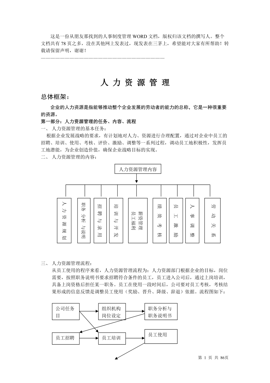 人力资源管理系统学习讲义.docx_第1页