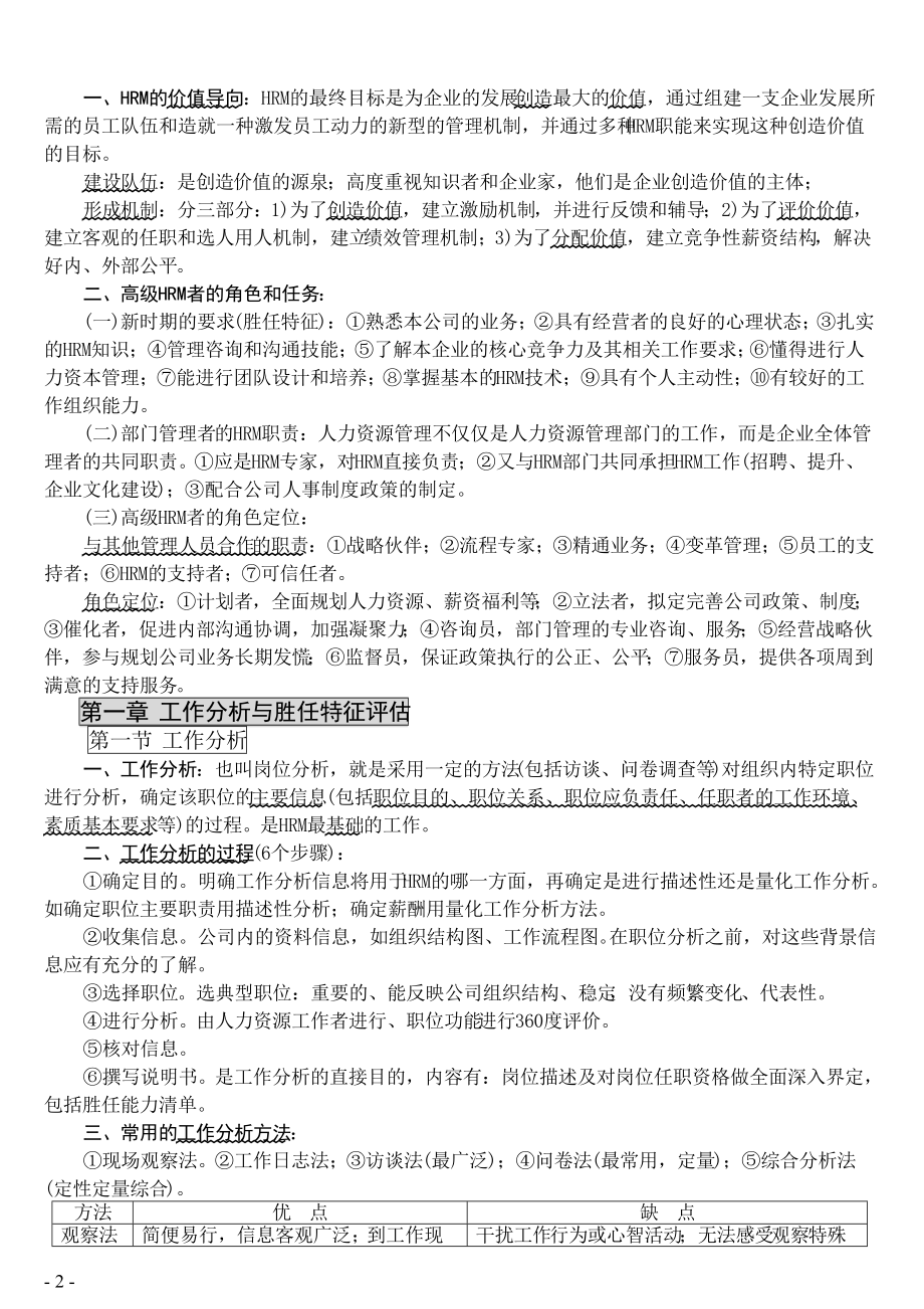 人力高师复习小册子.docx_第2页