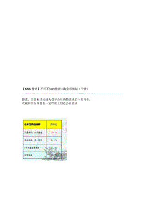 不可不知的数据与淘金币规划.docx