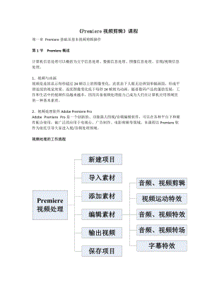 《影视后期制作》培训课程资料(DOC33页).doc