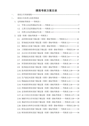 XXXX年某公司绩效考核全套流程表格(3).docx