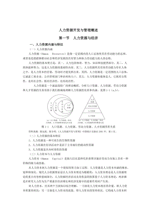 人力资源开发与管理概述.docx