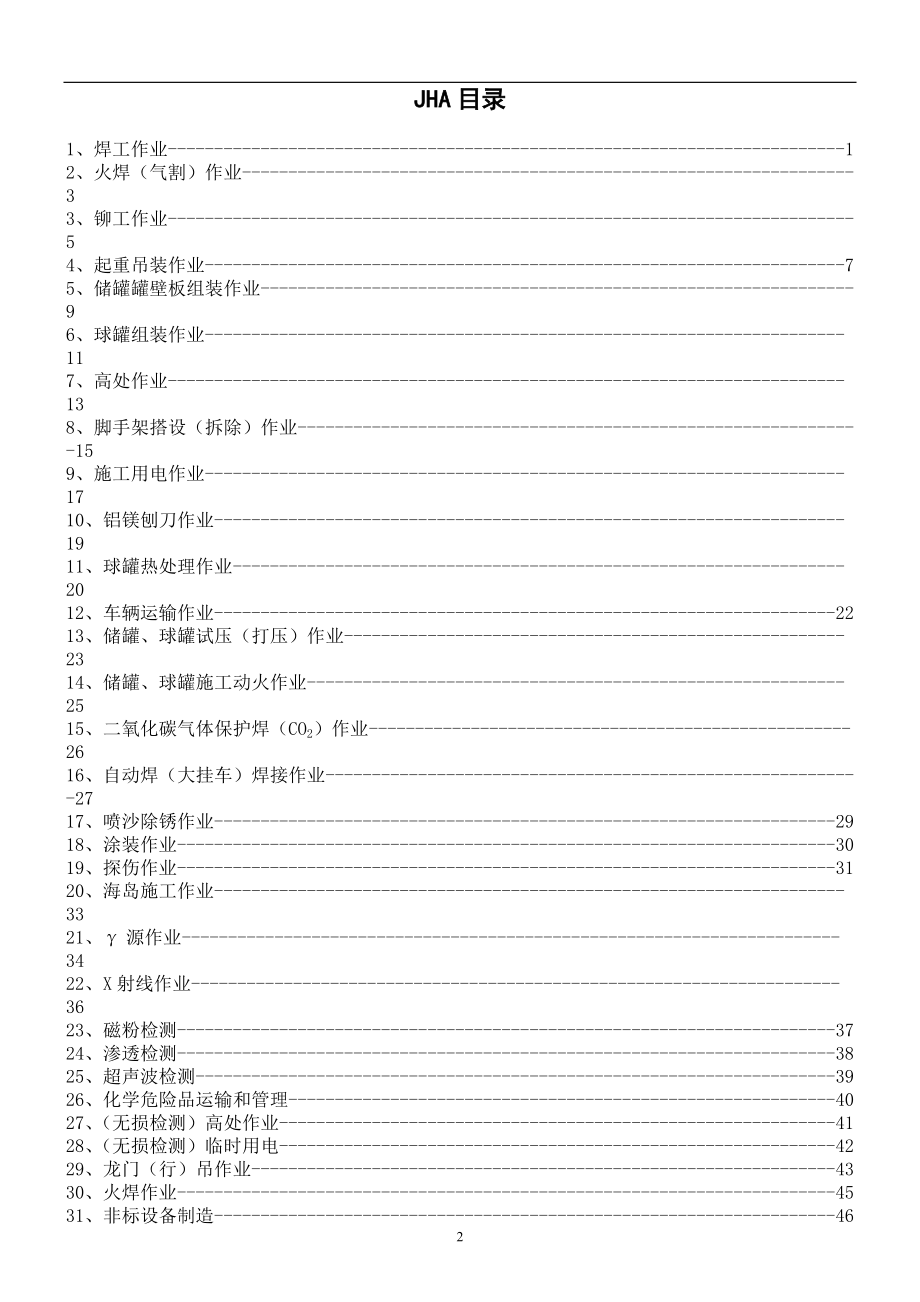 某某集团工作危害分析记录表.doc_第2页