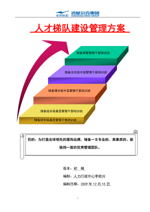 人才梯队建设-鸿星尔克[1].docx