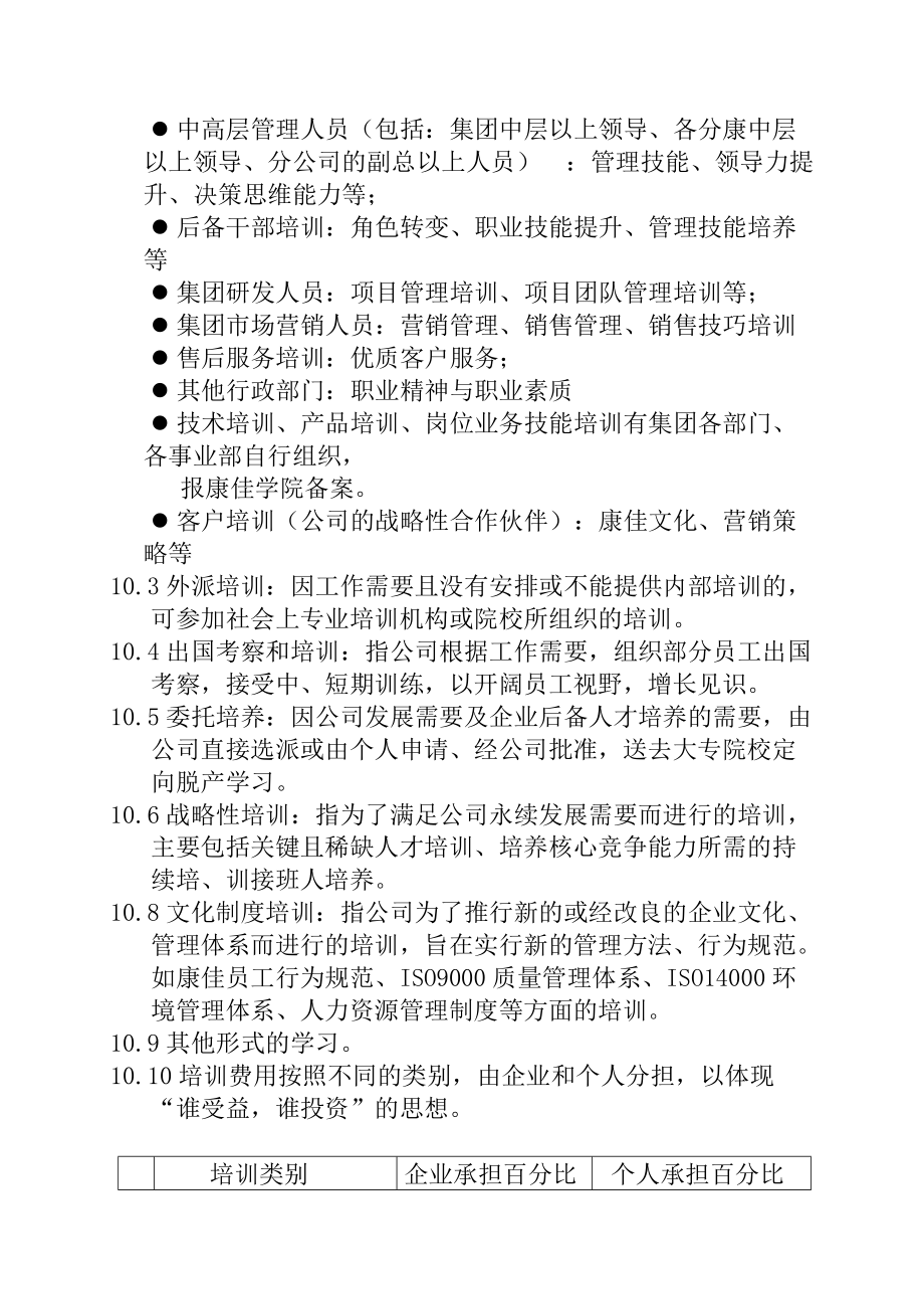 员工教育培训实施管理方案.doc_第3页