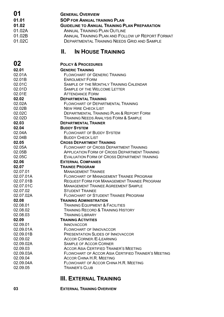 外资酒店集团培训部工作手册.docx_第2页