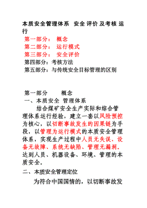 本质安全管理体系运行及考核评价评价.docx