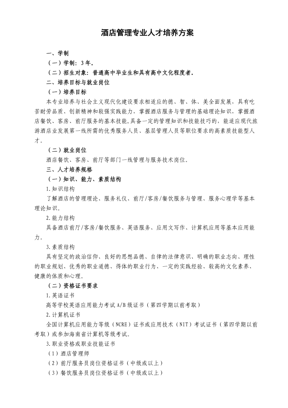 某城市职业学院人才培养方案汇编.docx_第3页