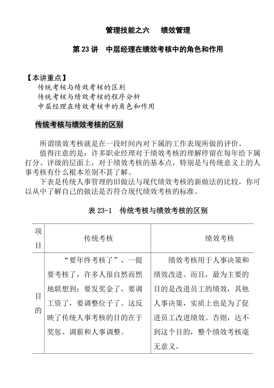 企业传统绩效考核程序分析.docx_第1页