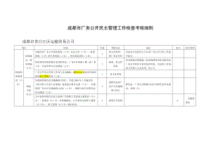 成都市厂务公开民主管理工作检查考核细则.docx