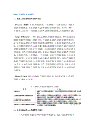 战略人力资源管理8P模型.docx