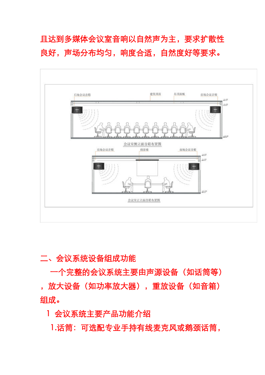 多媒体会议音响扩声系统.docx_第3页