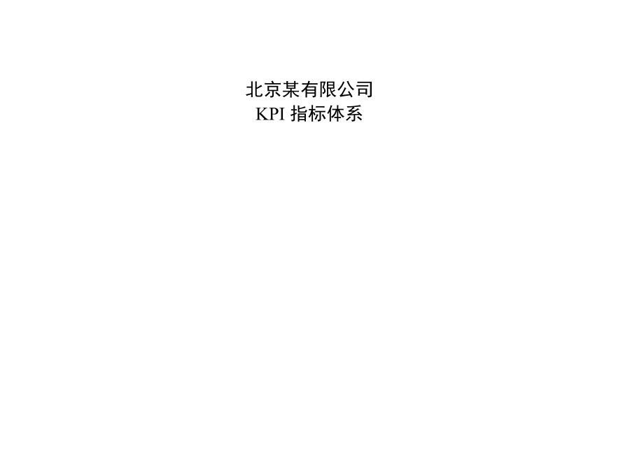 北京李宁KPI指标体系1116(1).docx_第1页