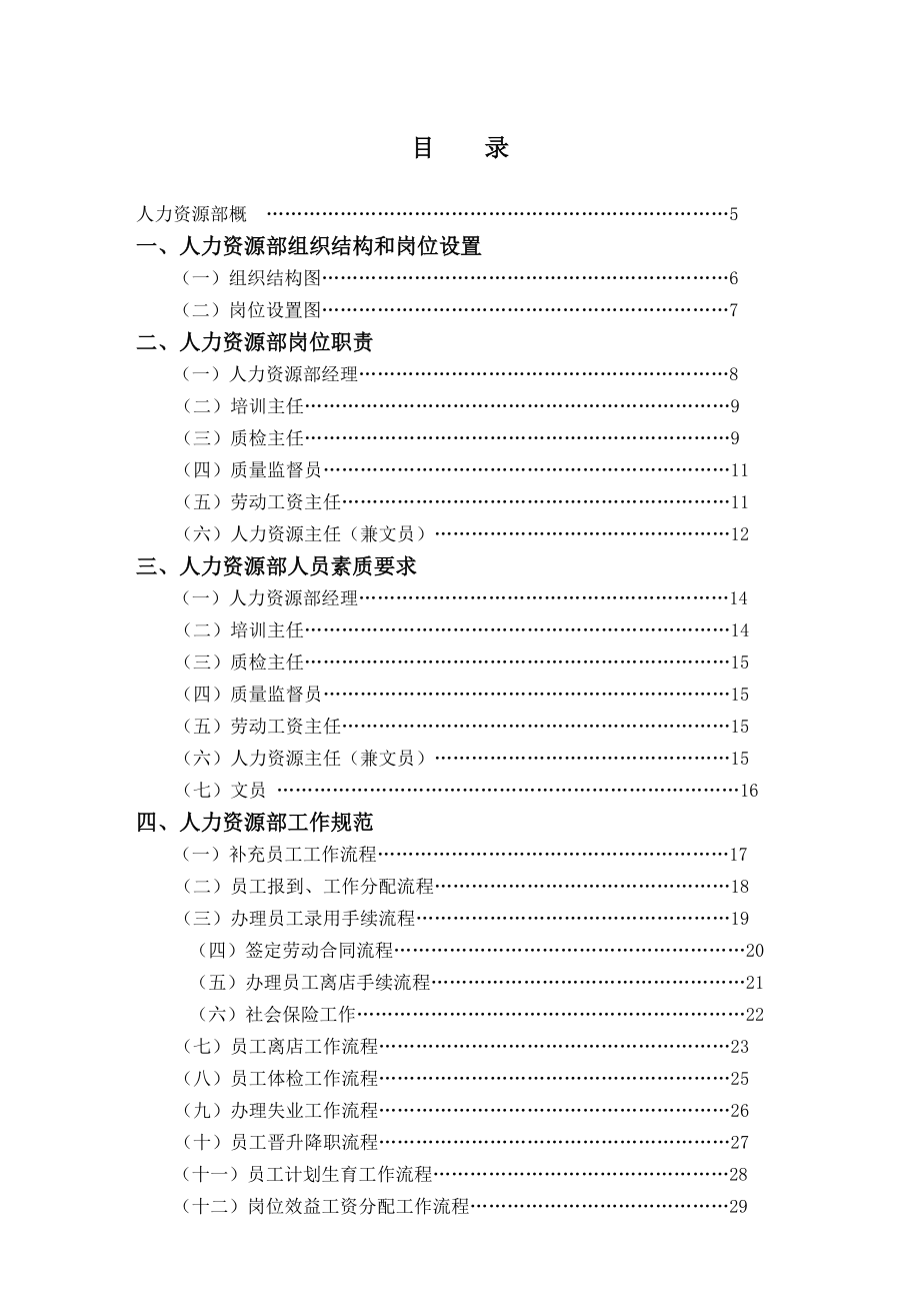 某酒店人力资源管理知识规划.docx_第1页