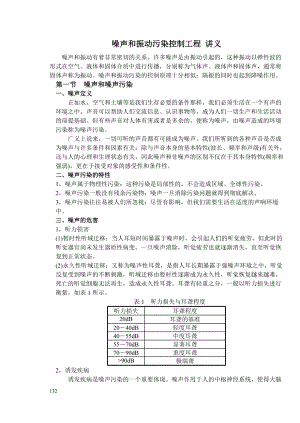 噪声和振动污染控制工程讲义.docx