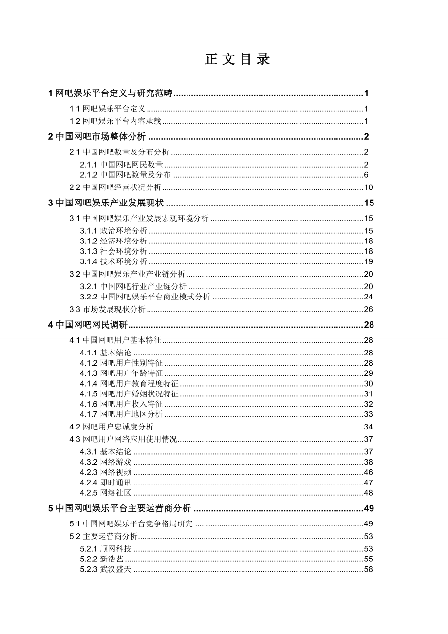 某网吧娱乐产业专题研究报告.docx_第2页