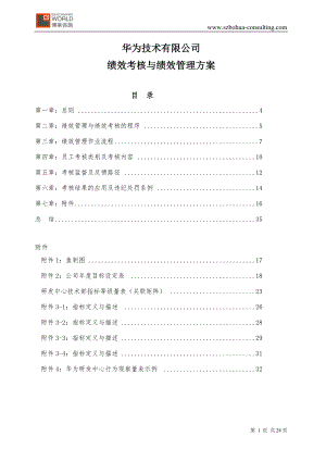 某技术有限公司绩效考核与绩效管理方案.docx