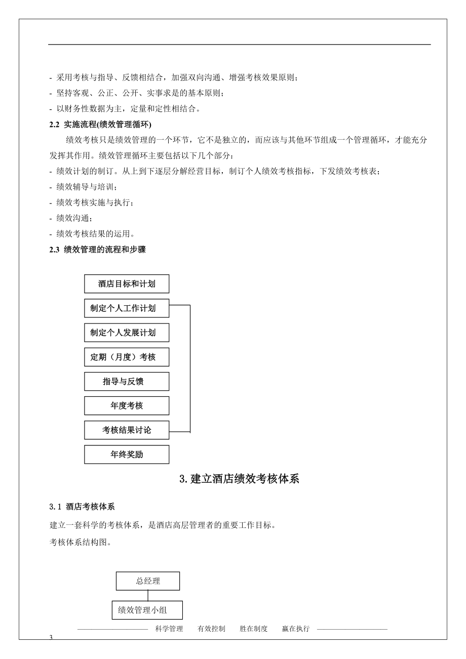 某某酒店绩效考核管理方案.doc_第3页