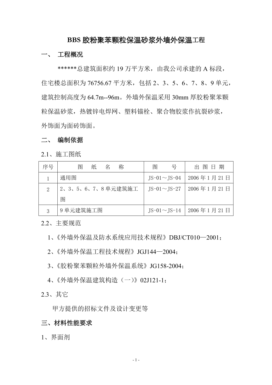 外墙保温工程施工方案.docx_第1页