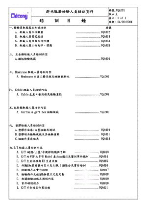 驻厂检验人员培训资料(update).docx