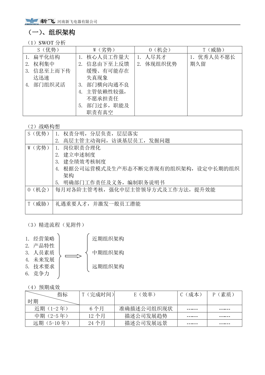 河南新飞电器有限公司人力资源战略规划.docx_第2页