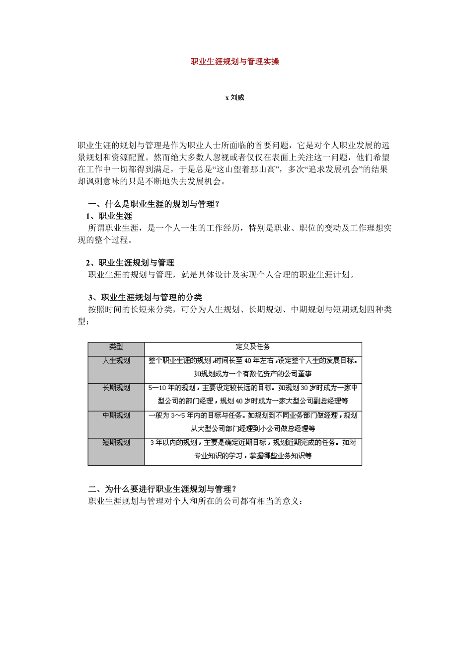 职业生涯的规划与管理实操.docx_第1页