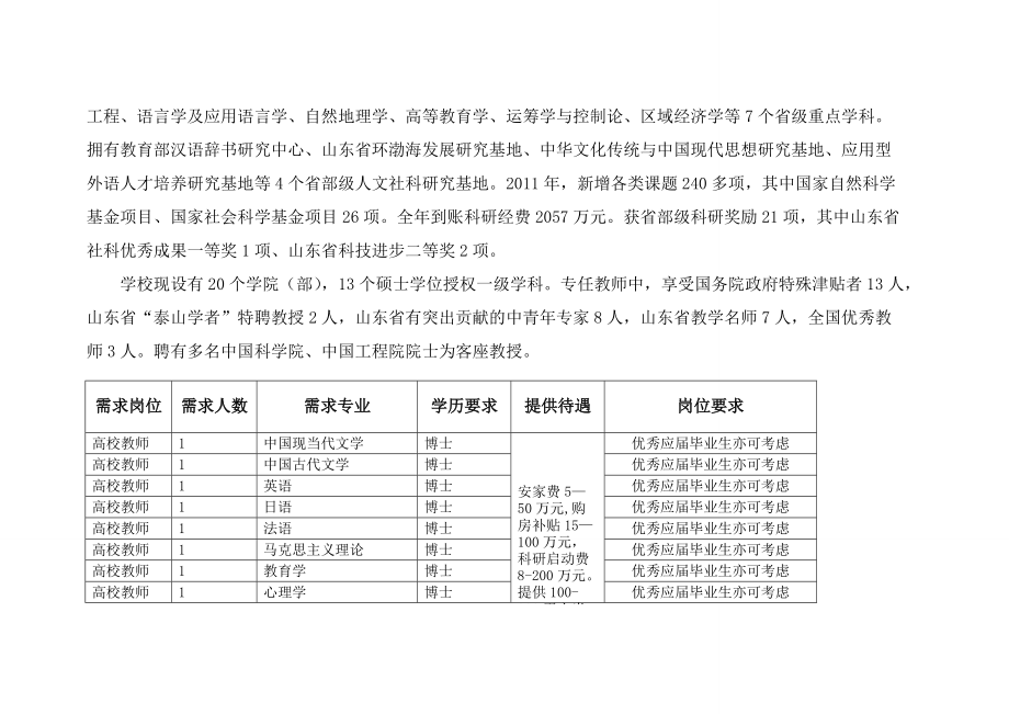 省人才市场举办“山东烟台事业单位、大型企业”专场会.docx_第2页