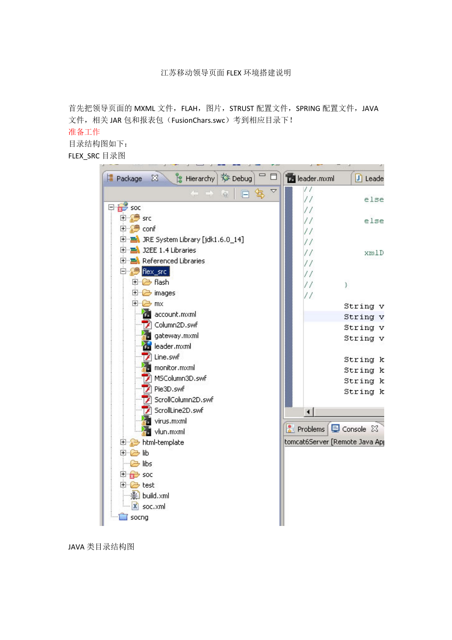 江苏移动领导页面FLEX环境搭建说明.docx_第1页