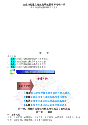 绩效考核课程学习笔记.docx