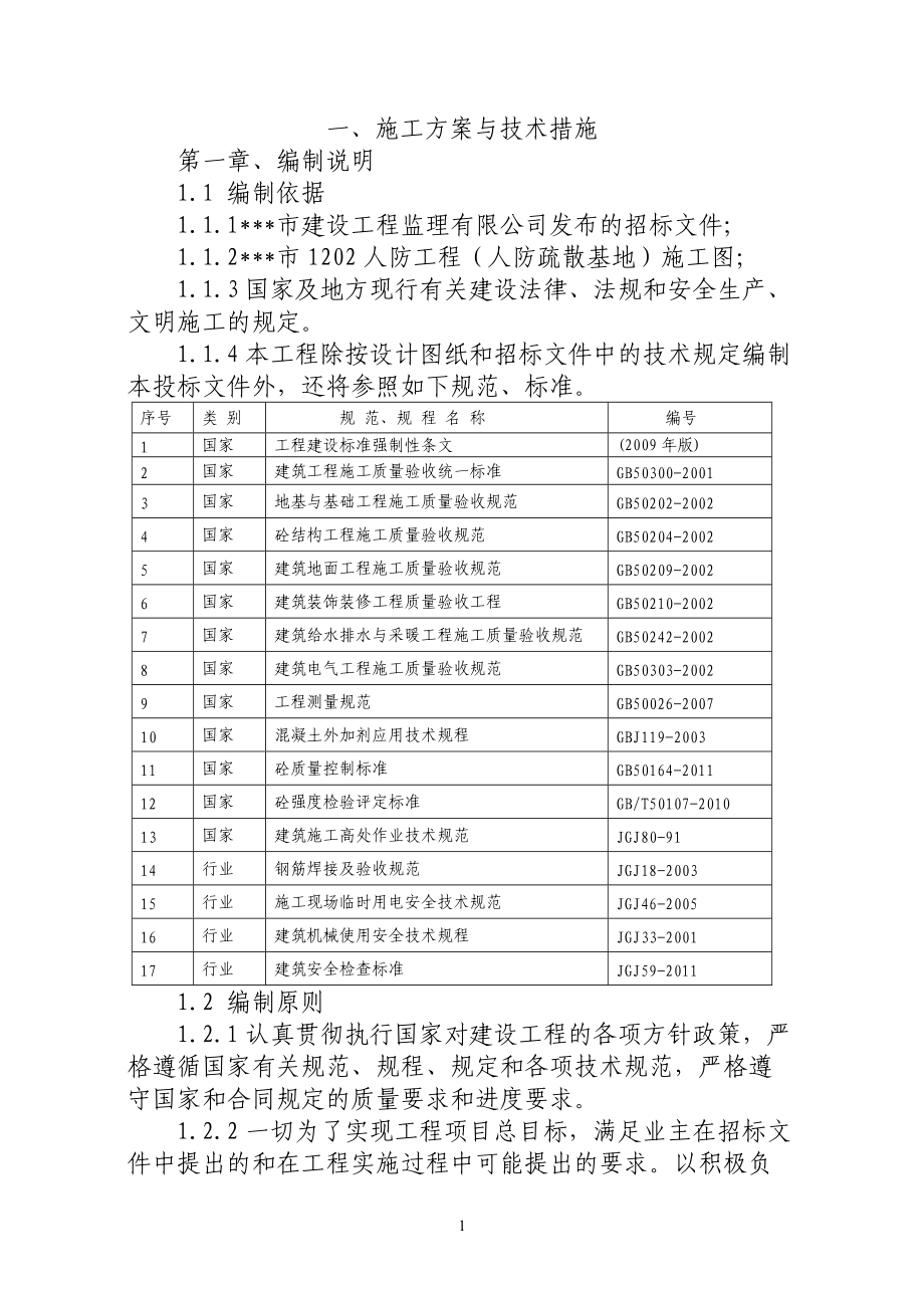 人防工程技术标.docx_第1页