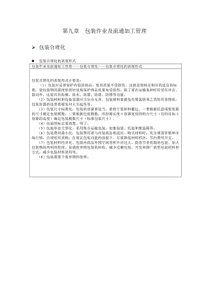 9包装作业及流通加工管理.docx