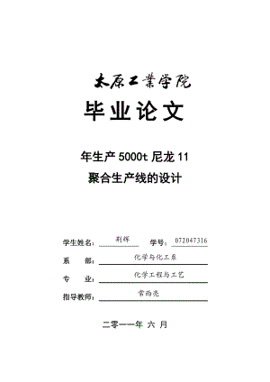 尼龙11生产线设计.docx