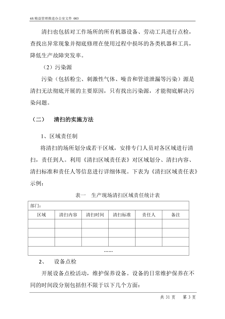 6S精益管理“清扫”实施细则(DOC33页).doc_第3页