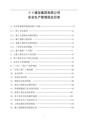 ××建设集团有限公司安全生产管理规定.docx