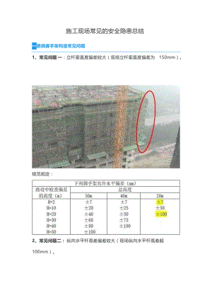 施工现场常见的安全隐患总结(DOC31页).doc