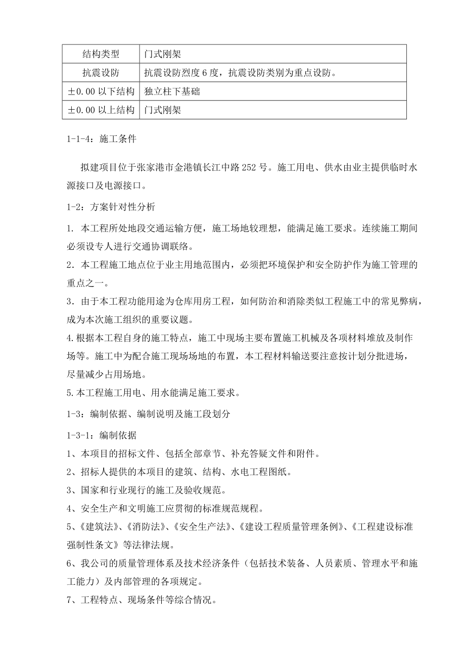 仓库施工组织设计_2.docx_第2页