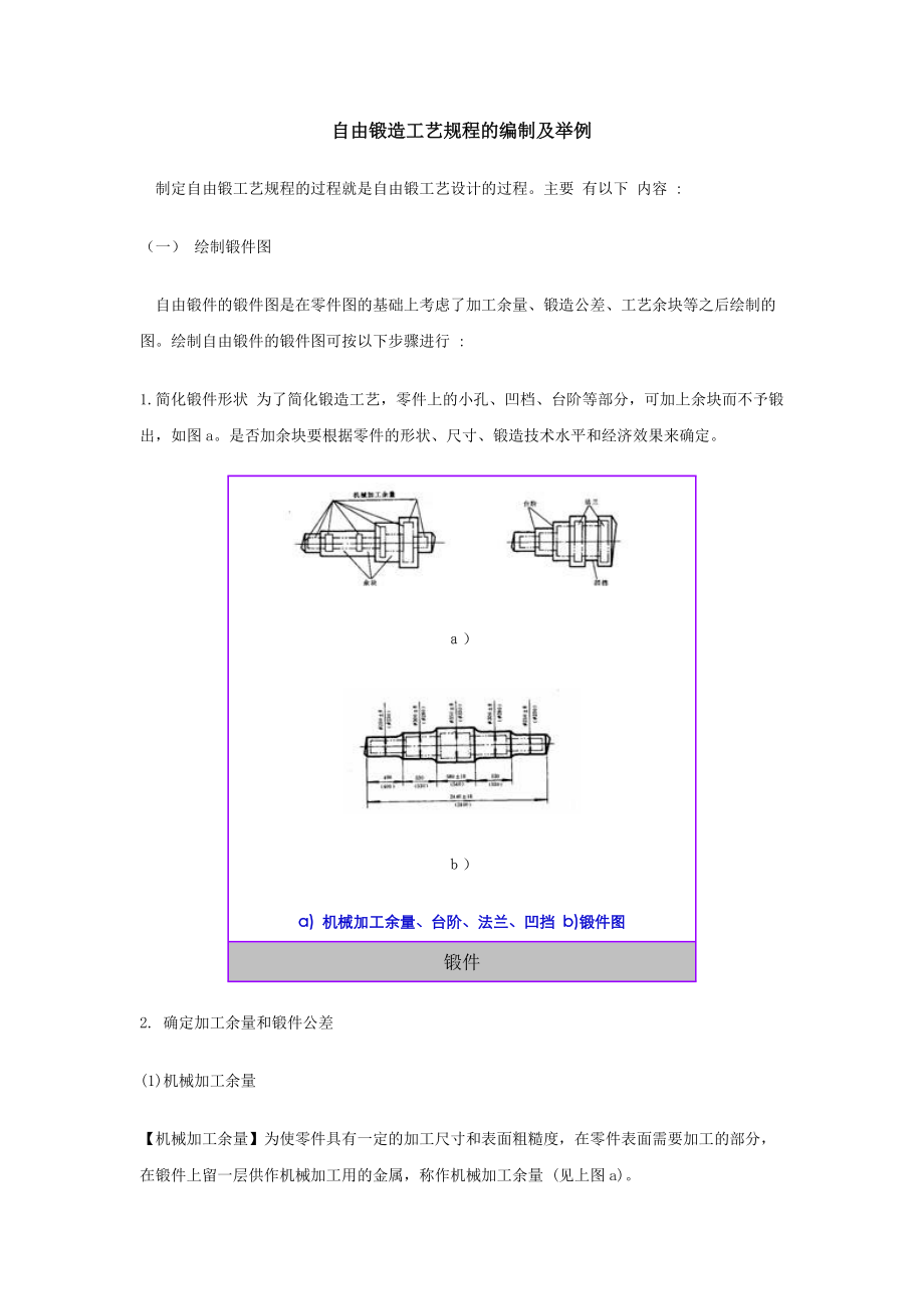 自由锻造工艺规程的编制及举例.docx_第1页