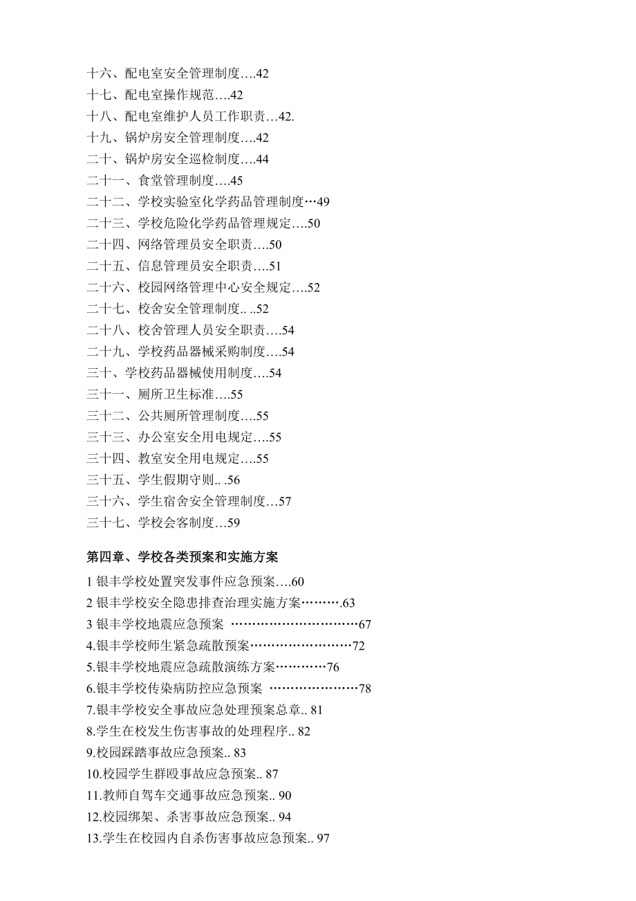 银丰学校安全管理实施细则.docx_第3页