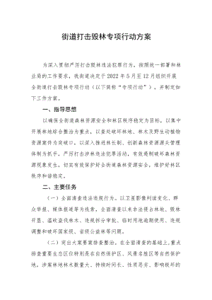 街道打击毁林专项行动方案.docx