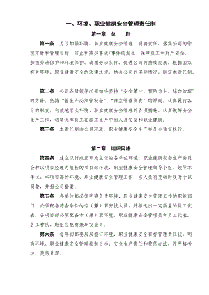 环境、职业健康安全管理责任制】（DOC 161页）.docx