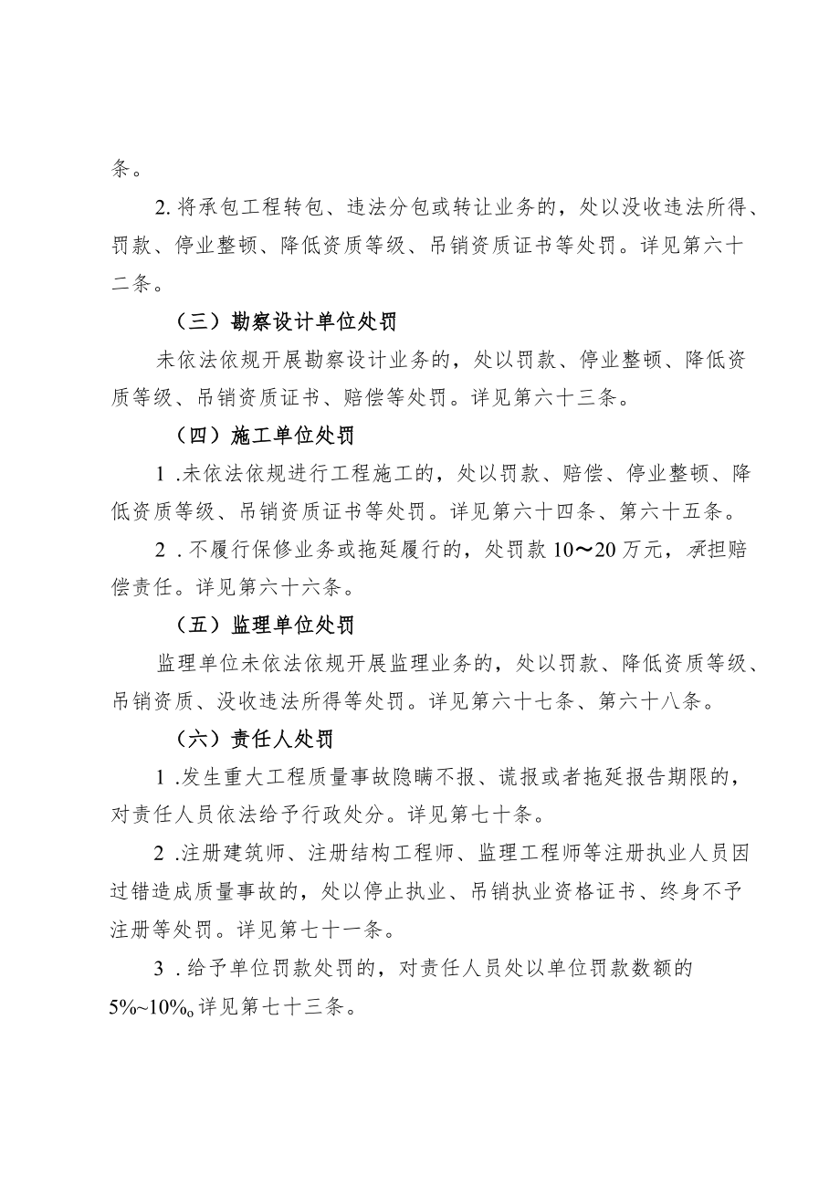 部分法律法规、规章中质量责任追究规定.docx_第2页