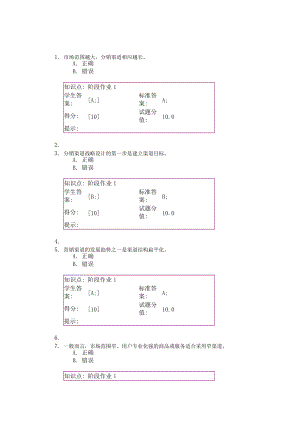 渠道管理阶段作业.docx