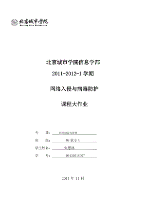 网吧网络安全作业.docx